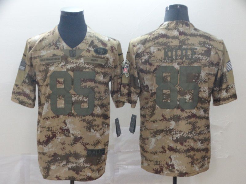 Men San Francisco 49ers 85 Kittle Nike 2019 Camo Limited NFL Jerseys